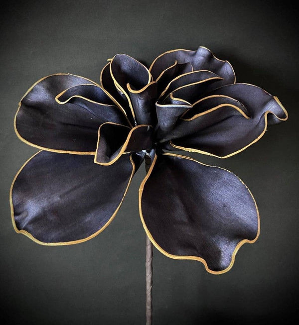 Navy/Gold Foam Flower 20x16"