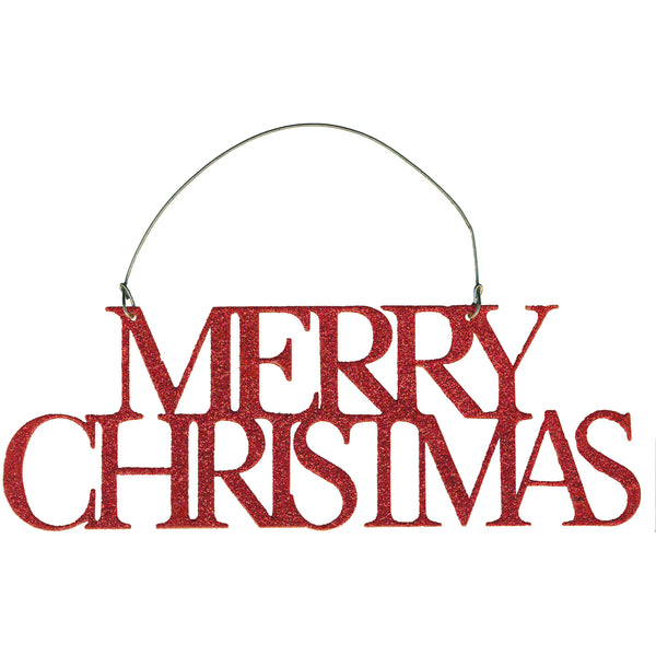 Merry Christmas Red Ornament