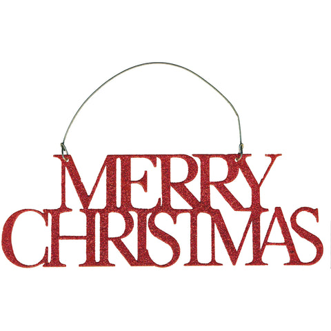 Merry Christmas Red Ornament - Thumbnail 2