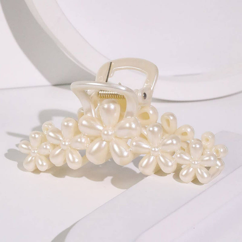 Chic Pearl Heart Claw Clip – Minimalist Hair Grip_CWAHA5650: TYPE5 / (OS) 1