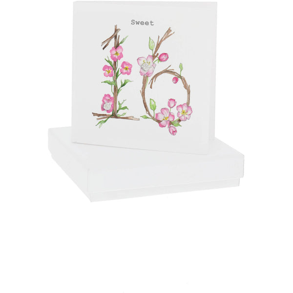 Sweet 16 - 5mm Sterling Silver Cubic Zirconia Stud Earrings