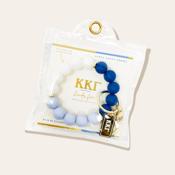 Kappa Kappa Gamma Keychain Wristlet