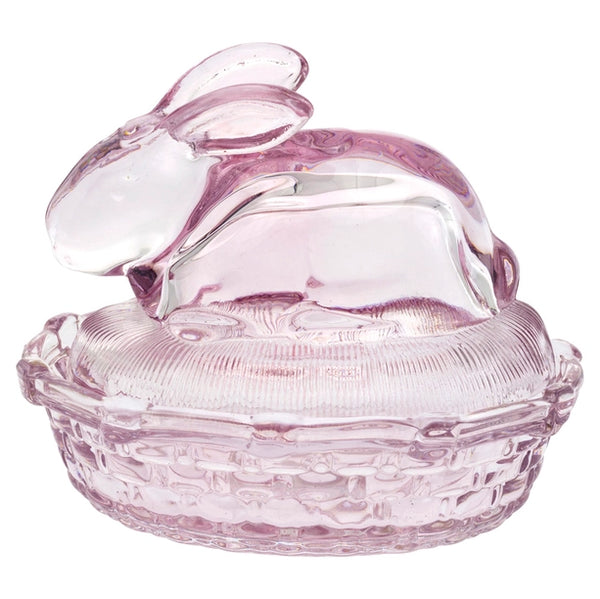 Bunny Glass Covered Dish