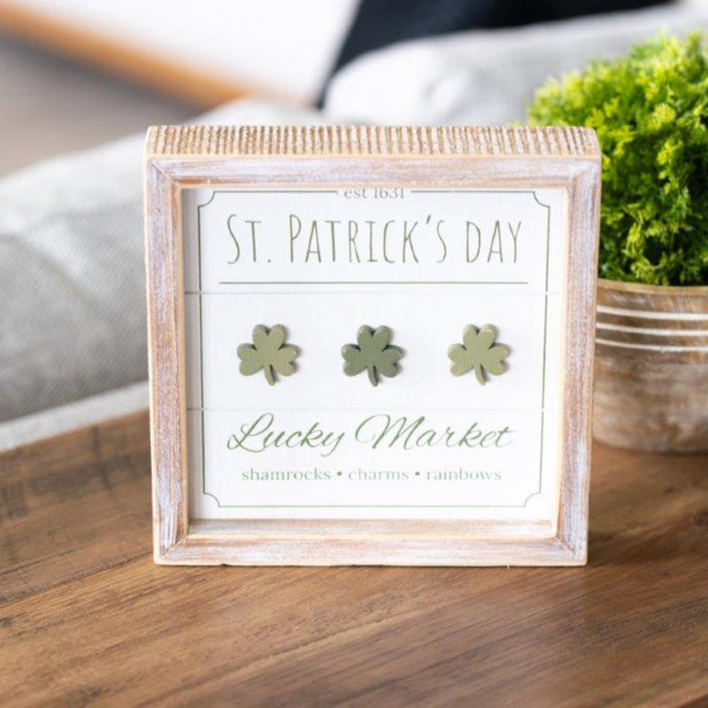 Cafe 7 x 7 Reversible Valentine's/St. Pats Sign