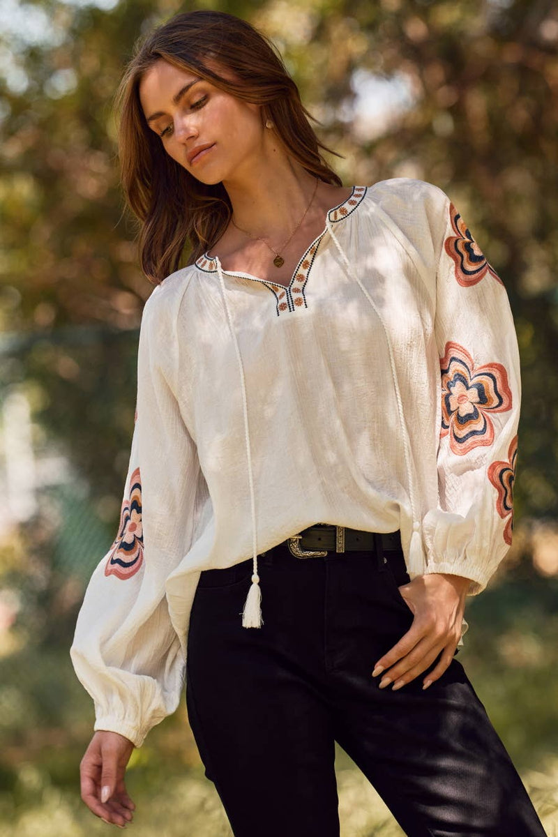 Off-White Loose-fit Blouse
