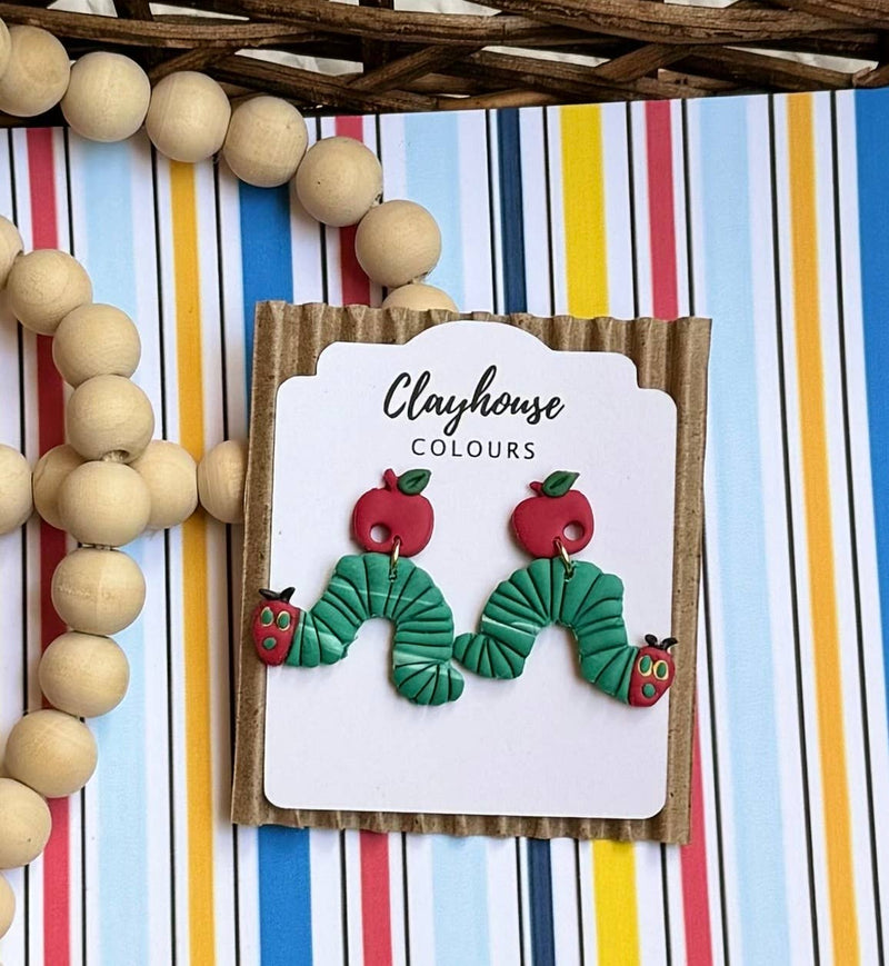 Teacher Earrings  | School Earrings: Caterpillar Arches