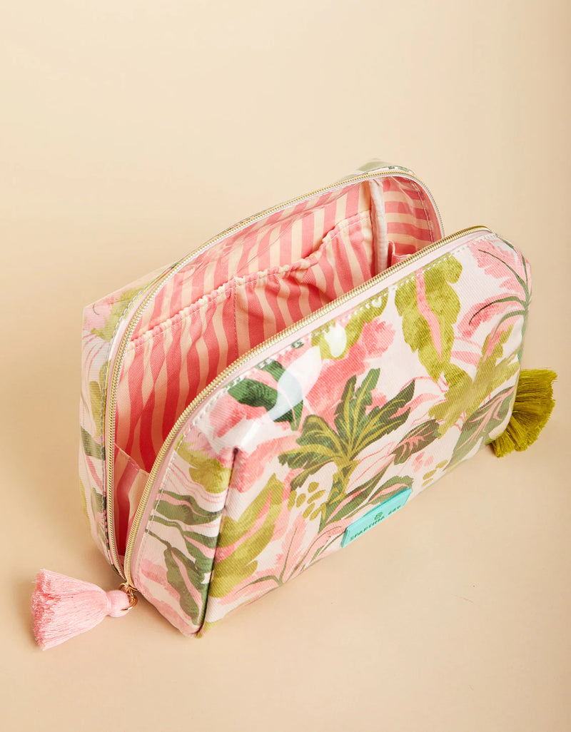Large Cosmetic Pouch Palm Paradise