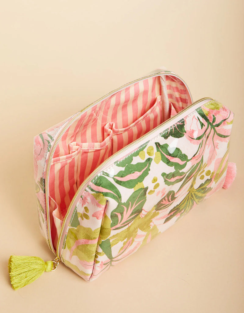 Large Cosmetic Pouch Palm Paradise