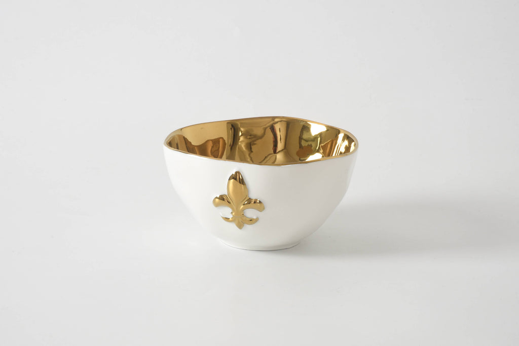 Small Bowl with Fleur-De-LIs - Thumbnail 3