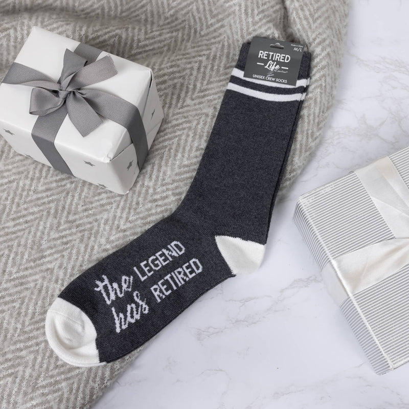 The Legend - M/L Crew Socks: S/M