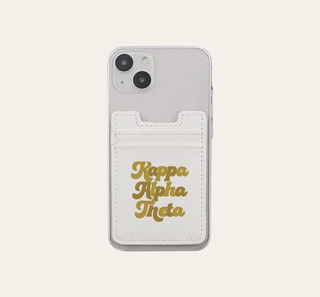 Kappa Alpha Theta Stick On Phone Wallet - Thumbnail 2