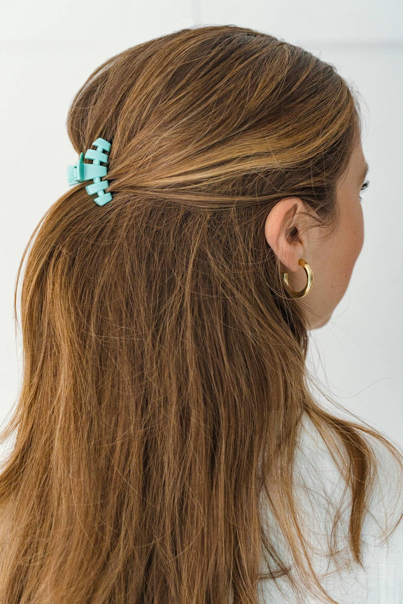 Classic Hair Clip | Tiny | Totally Turquoise