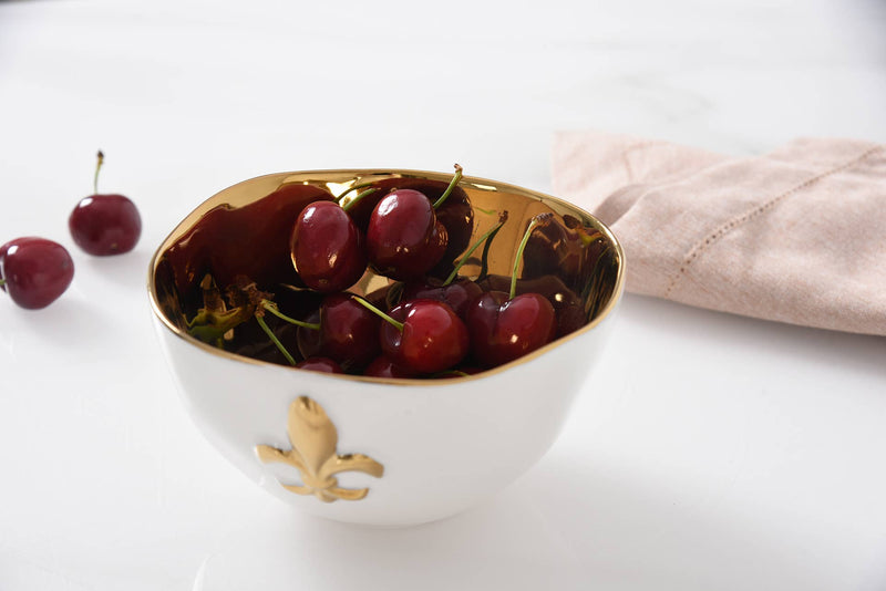 Small Bowl with Fleur-De-LIs