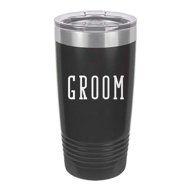 Groom Black 20oz Insulated Tumbler