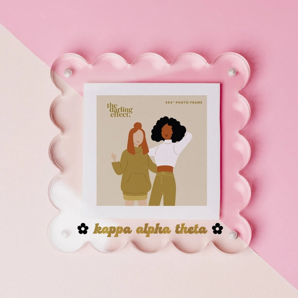 Kappa Alpha Theta Acrylic Picture Frame - Thumbnail 2