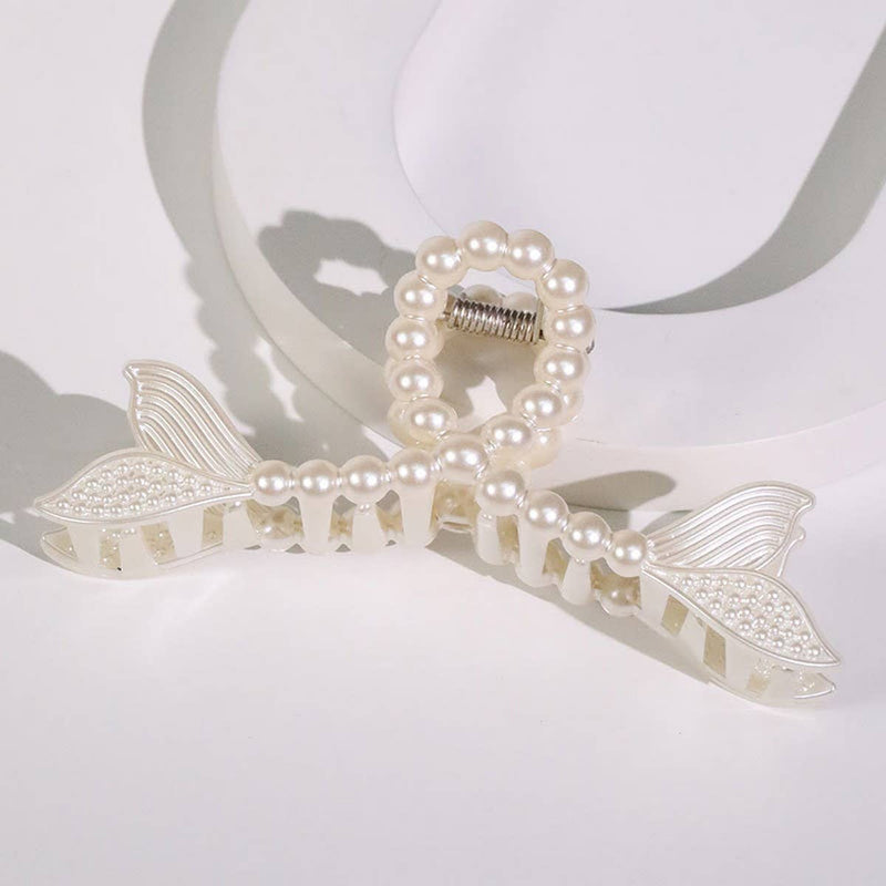 Chic Pearl Heart Claw Clip – Minimalist Hair Grip_CWAHA5650: TYPE5 / (OS) 1