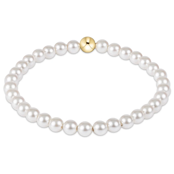 Classic Pearl 5mm Bead Bracelet