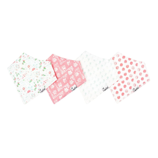 Claire Baby Bandana Bib Set (4-Pack)