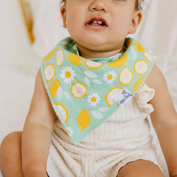 Lemon Baby Bandana Bib Set (4-Pack)