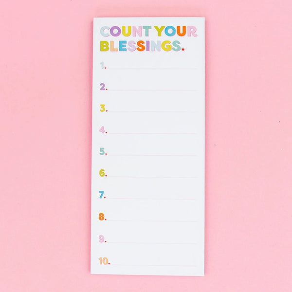 Blessings List Pad