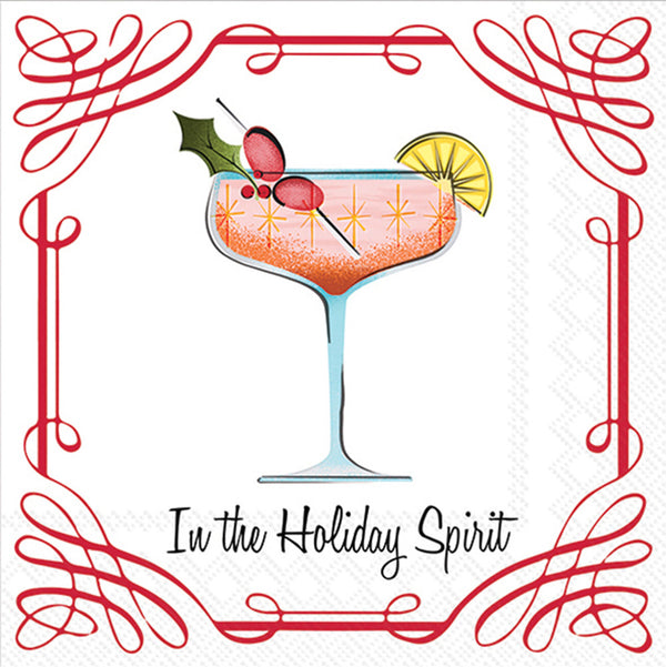 Holiday Spirits Cocktail Napkins