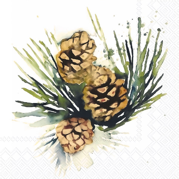 White Spruce Cocktail Napkins