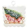 Mini Gallery Scallop Chinoiserie Sleigh