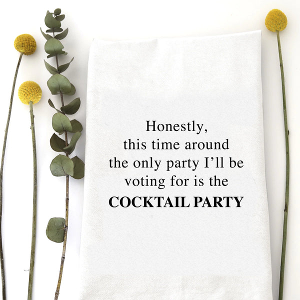 Cocktail Party Tea Towel