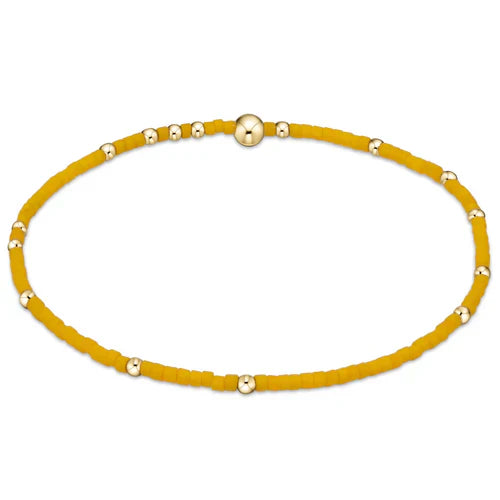 Gameday Hope Unwritten Bracelet - Golden Yellow