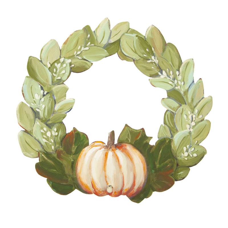 Pumpkin Wreath Display
