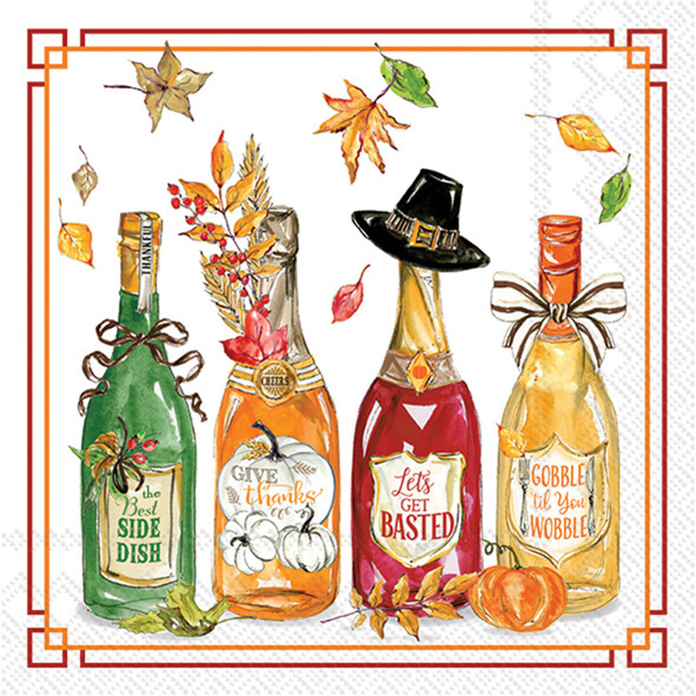 Fall Bottles Cocktail Napkin - Thumbnail 5