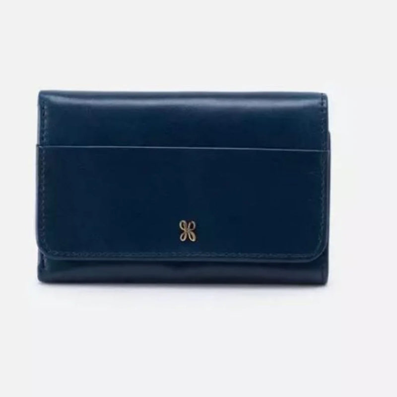 Jill Trifold Wallet - Blue Stone