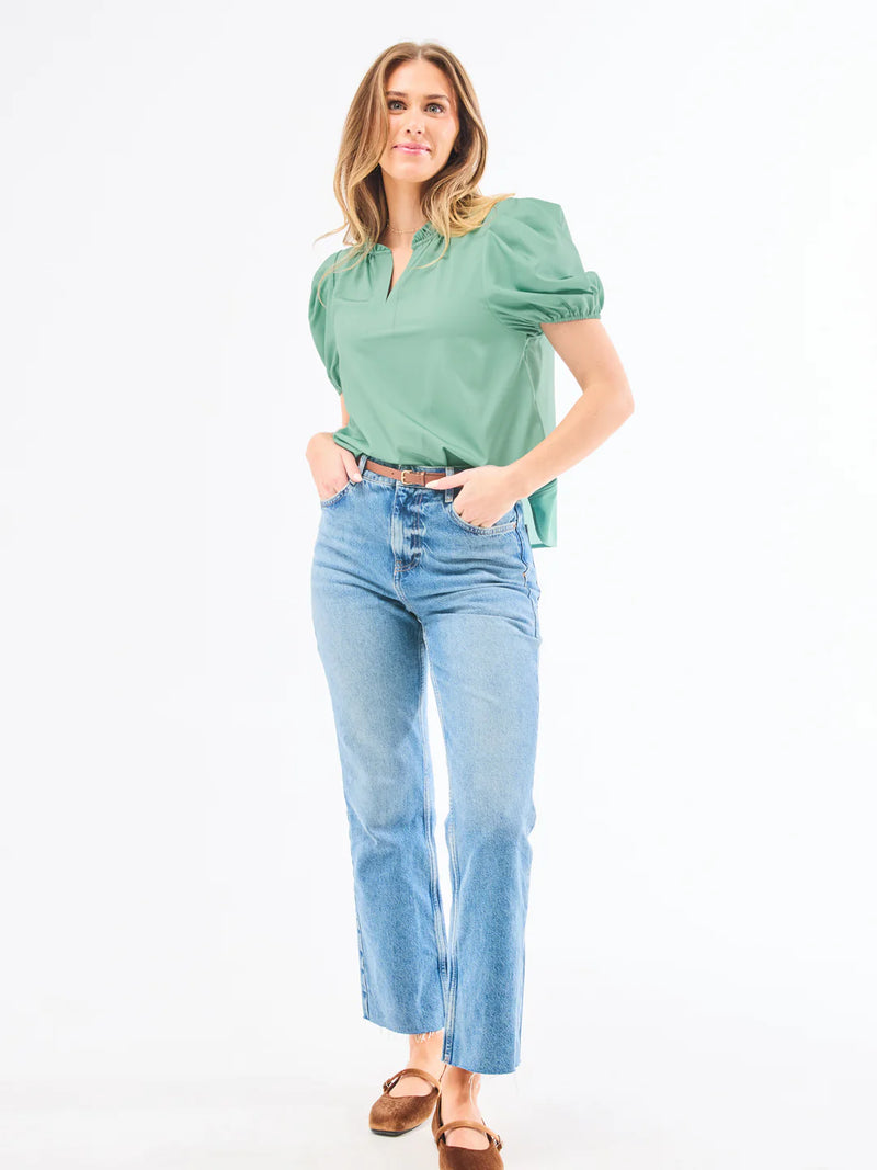 Lainey Basil Top