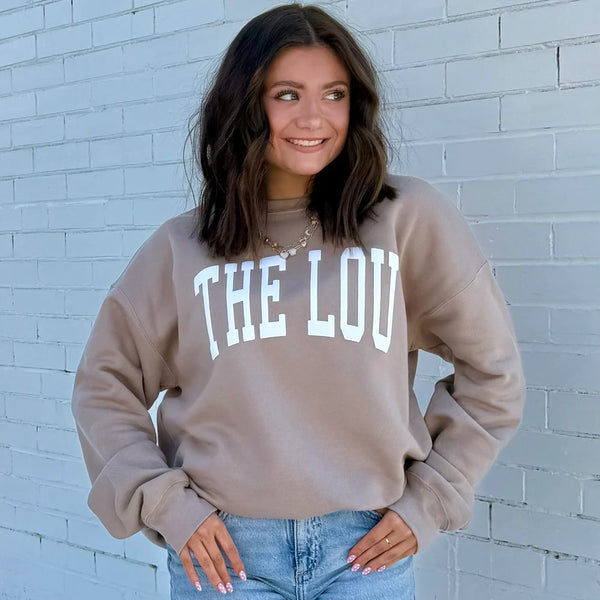 THE LOU Tan Sweatshirt