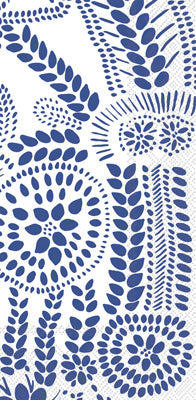Marimekko Nasia Guest Napkins White Blue