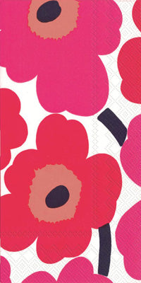 UNIKKO red Guest Napkins