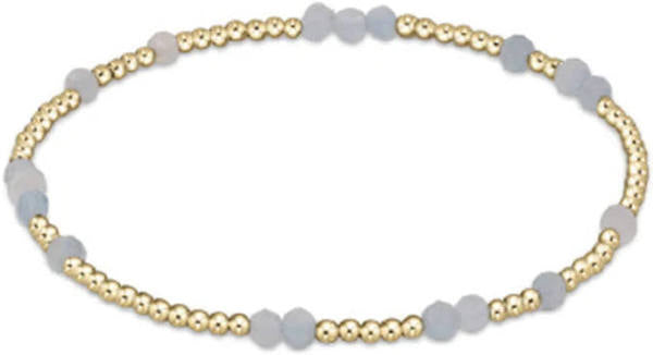 Hope Unwritten Gemstone Bracelet - Aquamarine