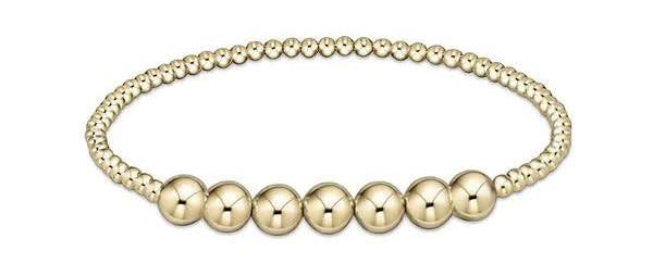 Classic Gold Beaded Bliss 2.5mm Bead Bracelet-5mm Gold