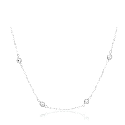 15” Choker Simplicity Chain Sterling Classic 6mm sterling