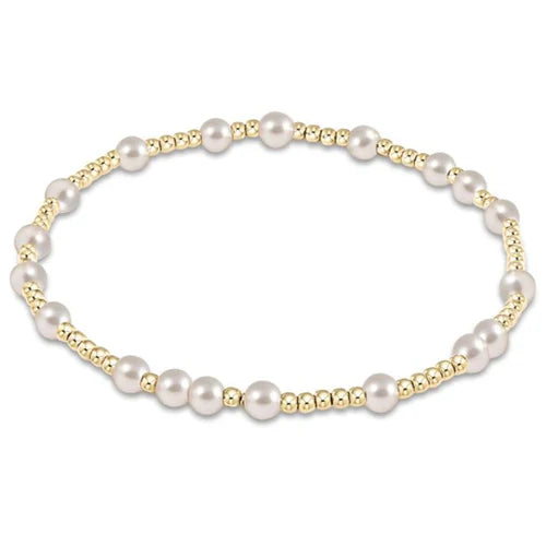 Egirl Hope Unwritten 4mm Bracelet - Pearl