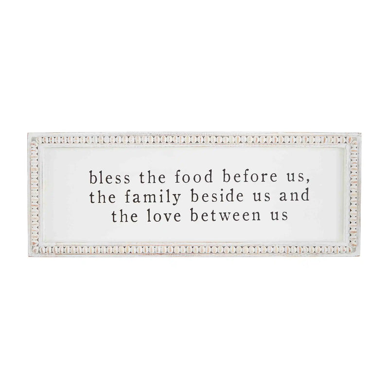 Bless the Food Bead Plaque