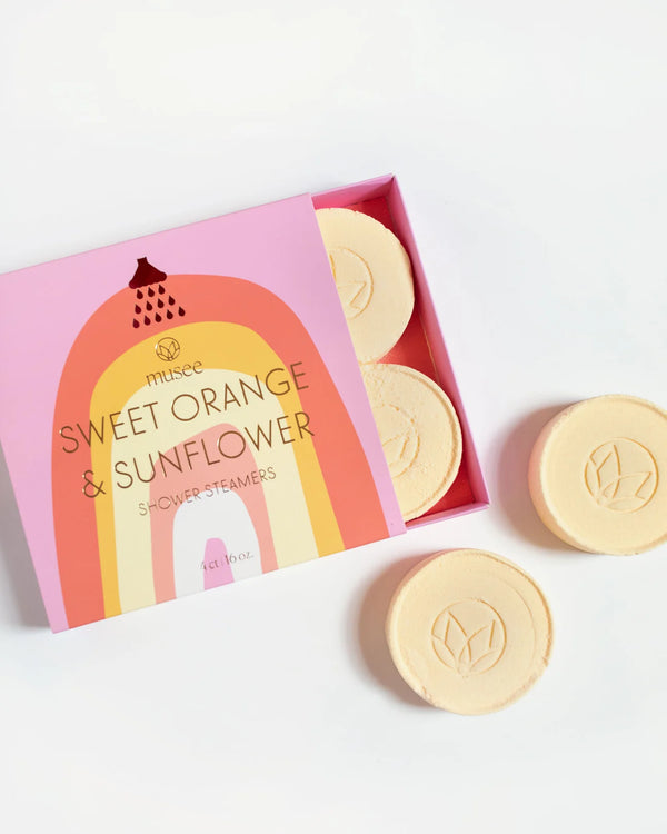 Sweet Orange and Sunflower Shower Steamers - 4 Count