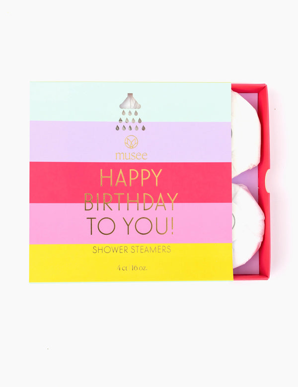 Birthday Shower Steamers - 4 Count