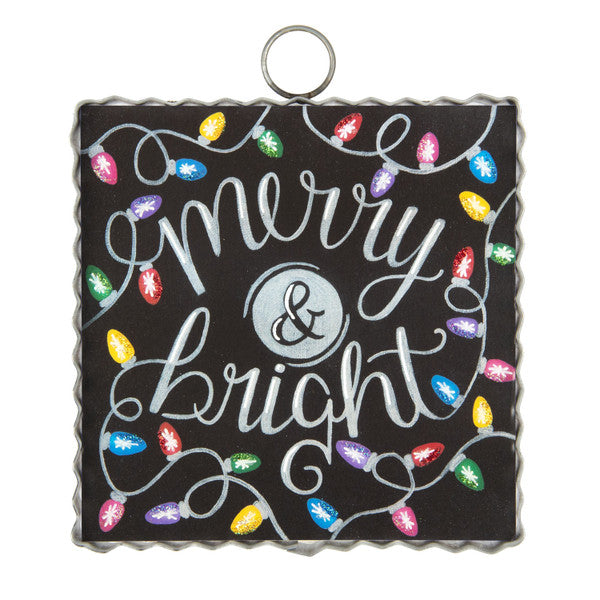 Mini “Merry & Bright” String Lights