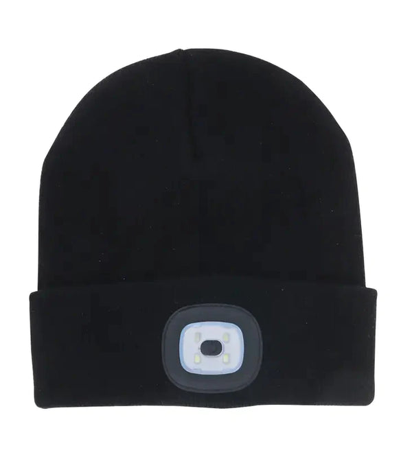 Black Rechargeable LED Beanie