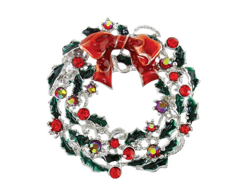 Christmas Wreath Pin