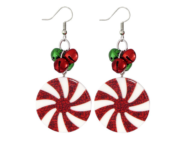 Peppermint Swirls Earrings