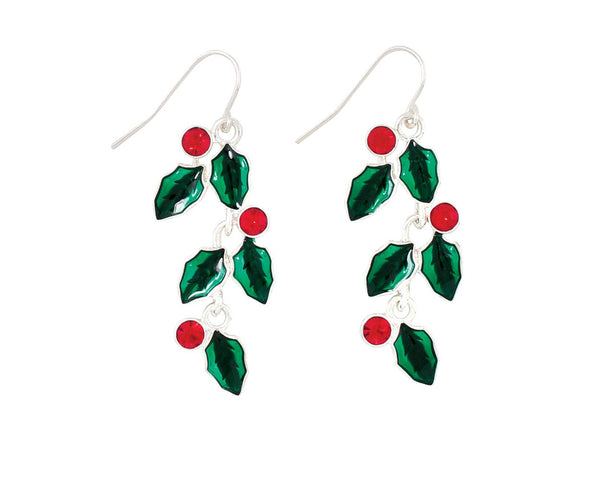 Cascading Holly Earrings