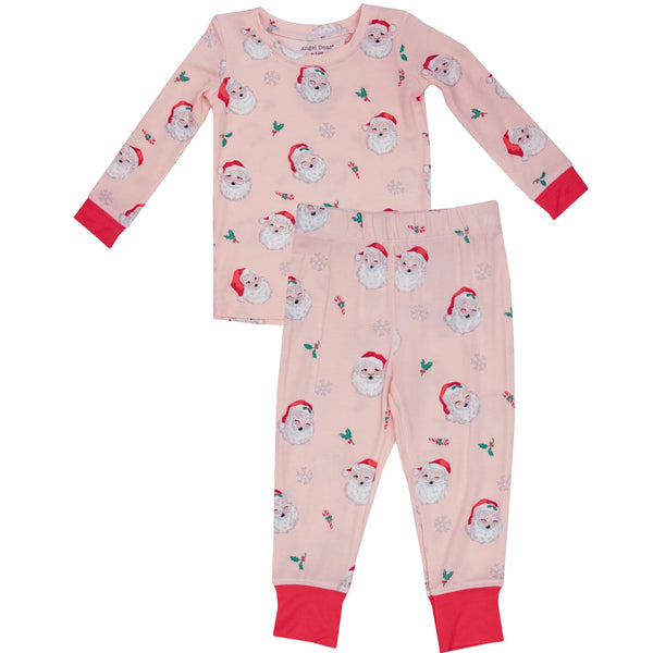 Vintage Santa Pink Loungewear Set Toddler