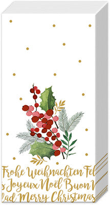 Merry Christmas Pocket Tissue